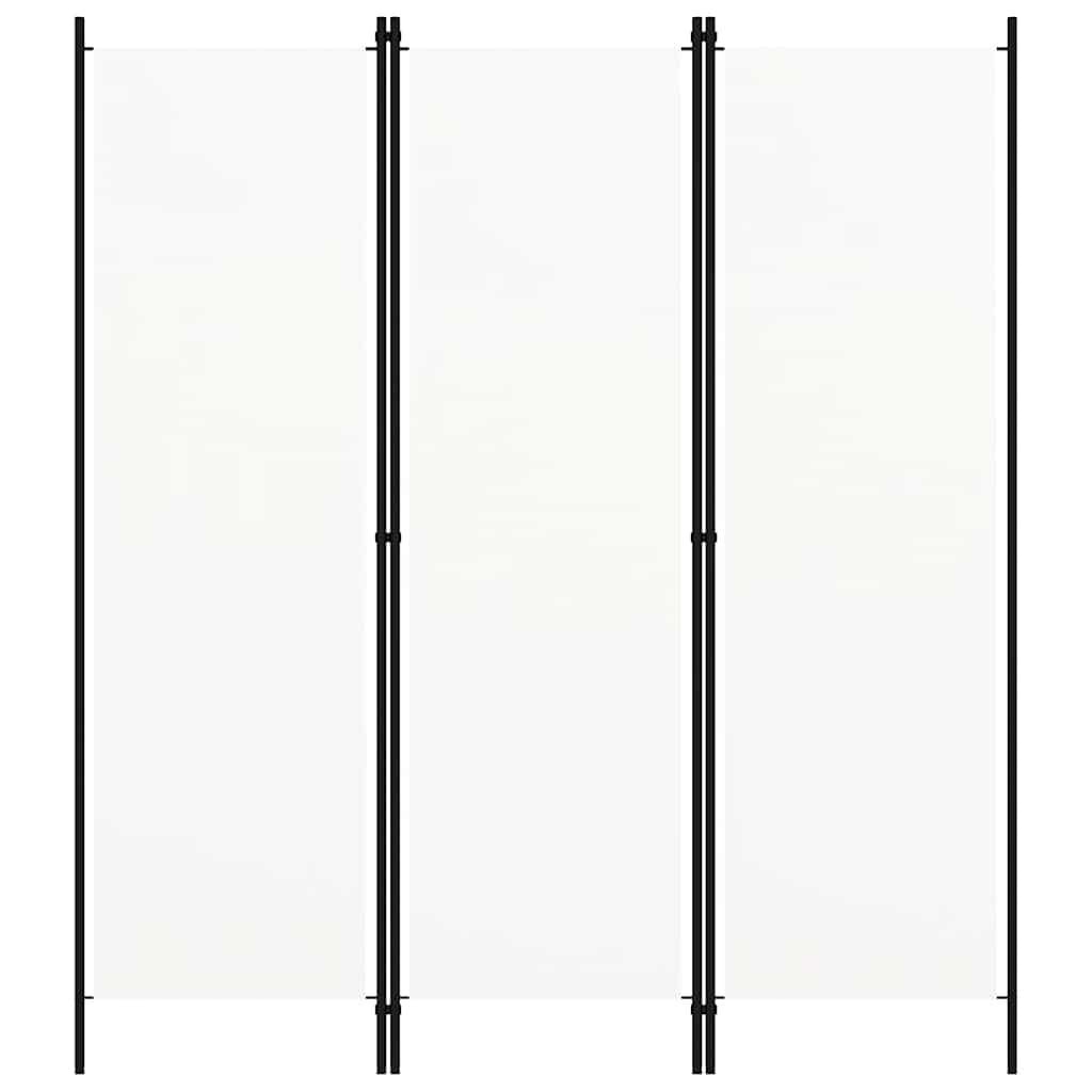 vidaXL Kamerscherm 3 Panel Wit - 53% Korting!