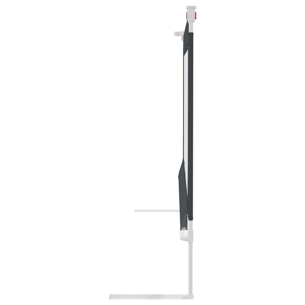 vidaXL Bedhekje peuter 190x25 cm stof donkergrijs