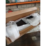 vidaXL TV-meubel Staal Zwart 105x35x50cm - 72% Korting!