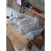 vidaXL Tweezitsbank 120 cm fluweel lichtgrijs