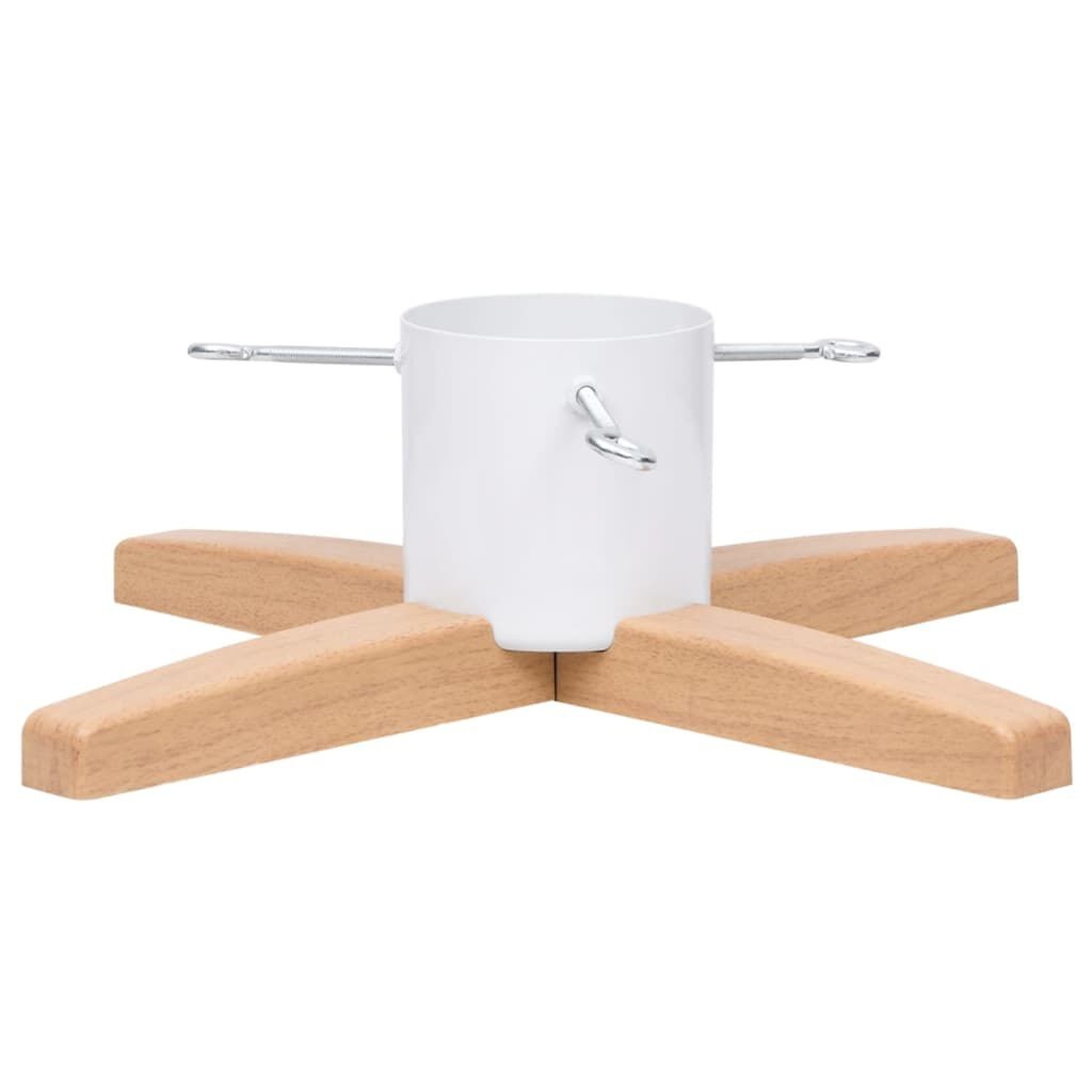 VidaXL Kerstboomstandaard (Wit/Bruin) - 55% Korting!