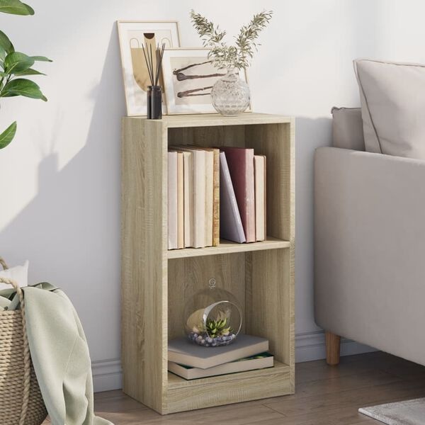 vidaXL Boekenkast 40x24x75cm Sonoma Eiken - 56% Korting