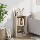 vidaXL Boekenkast 40x24x75cm Sonoma Eiken - 56% Korting