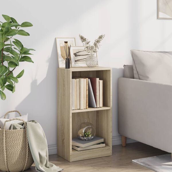 vidaXL Boekenkast 40x24x75cm Sonoma Eiken - 56% Korting