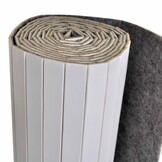 vidaXL Bamboe Kamerscherm 250x165cm Wit - 28% Korting!