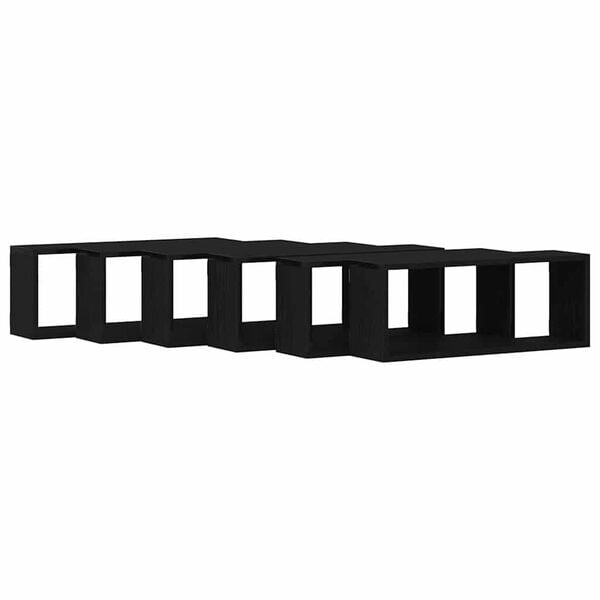 vidaXL Wandplanken Zwart Eiken (6 stuks) - 27% Korting!