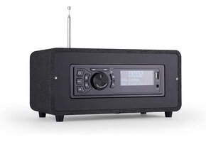 Lichtzwarte Radio: FM/DAB+, Bluetooth, USB, AUX IN met Korting!