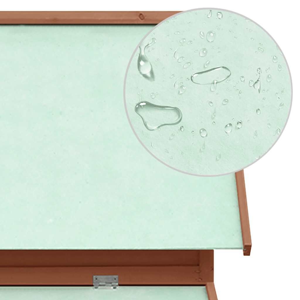 VidaXL Kippenhok Mokkakleurig/Wit - 34% Korting!