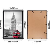 Giftgarden Zwarte Aluminium Fotolijst 61x91,5 cm - 49% Korting