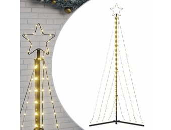 vidaXL Kerstboom LED Warm Wit 182 cm - 32% Korting