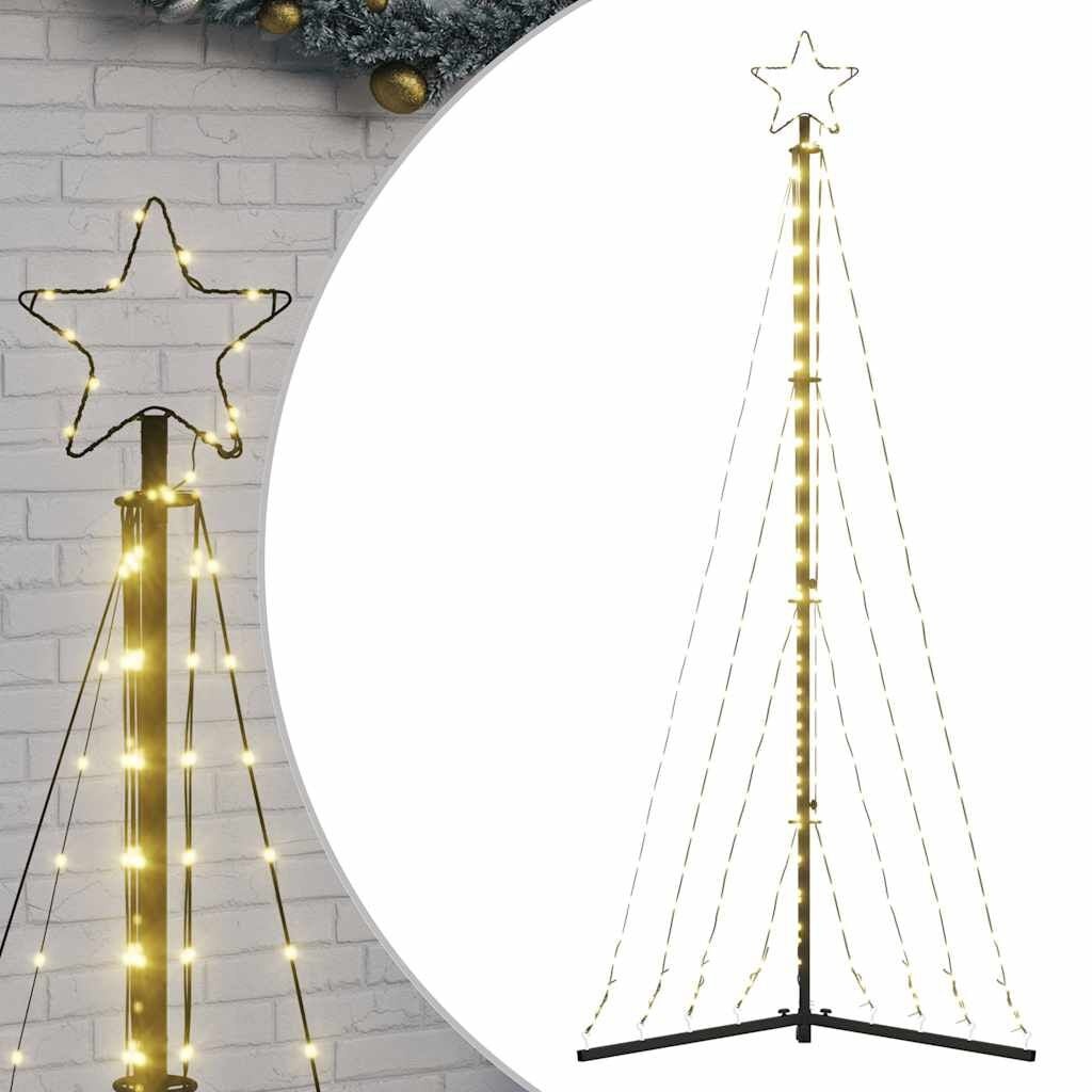 vidaXL Kerstboom LED Warm Wit 182 cm - 32% Korting