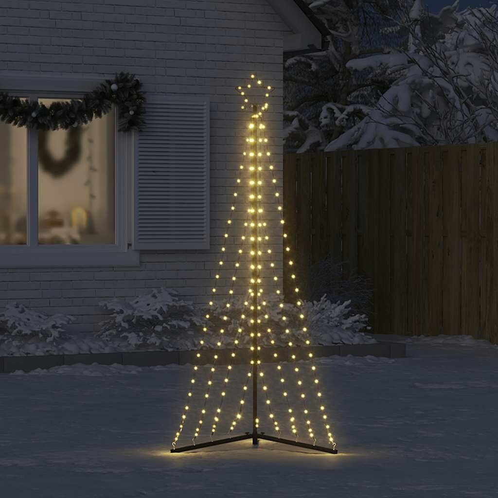 vidaXL Kerstboom LED Warm Wit 182 cm - 32% Korting