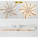Houten Plafondlamp Dimbare LED met 42% Korting