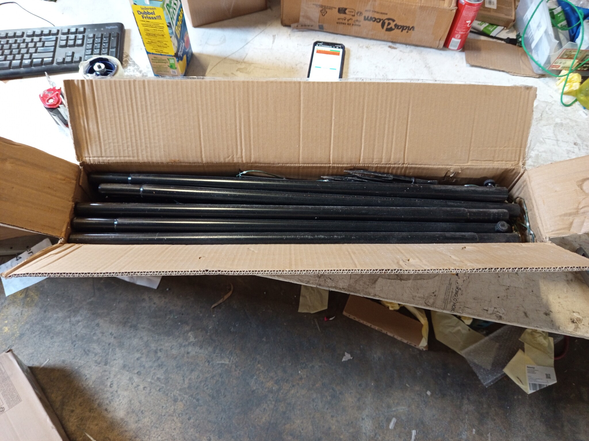 72% Korting! VidaXL Kegelkerstboom 732 LED's Warmwit 160x500cm