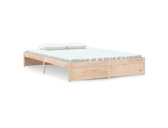 vidaXL Houten Bedframe 140x200 cm - 29% Korting