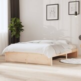 vidaXL Houten Bedframe 140x200 cm - 29% Korting