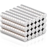 300x Mini Neodymium Magneten 2x1mm Zilver - -2% Korting