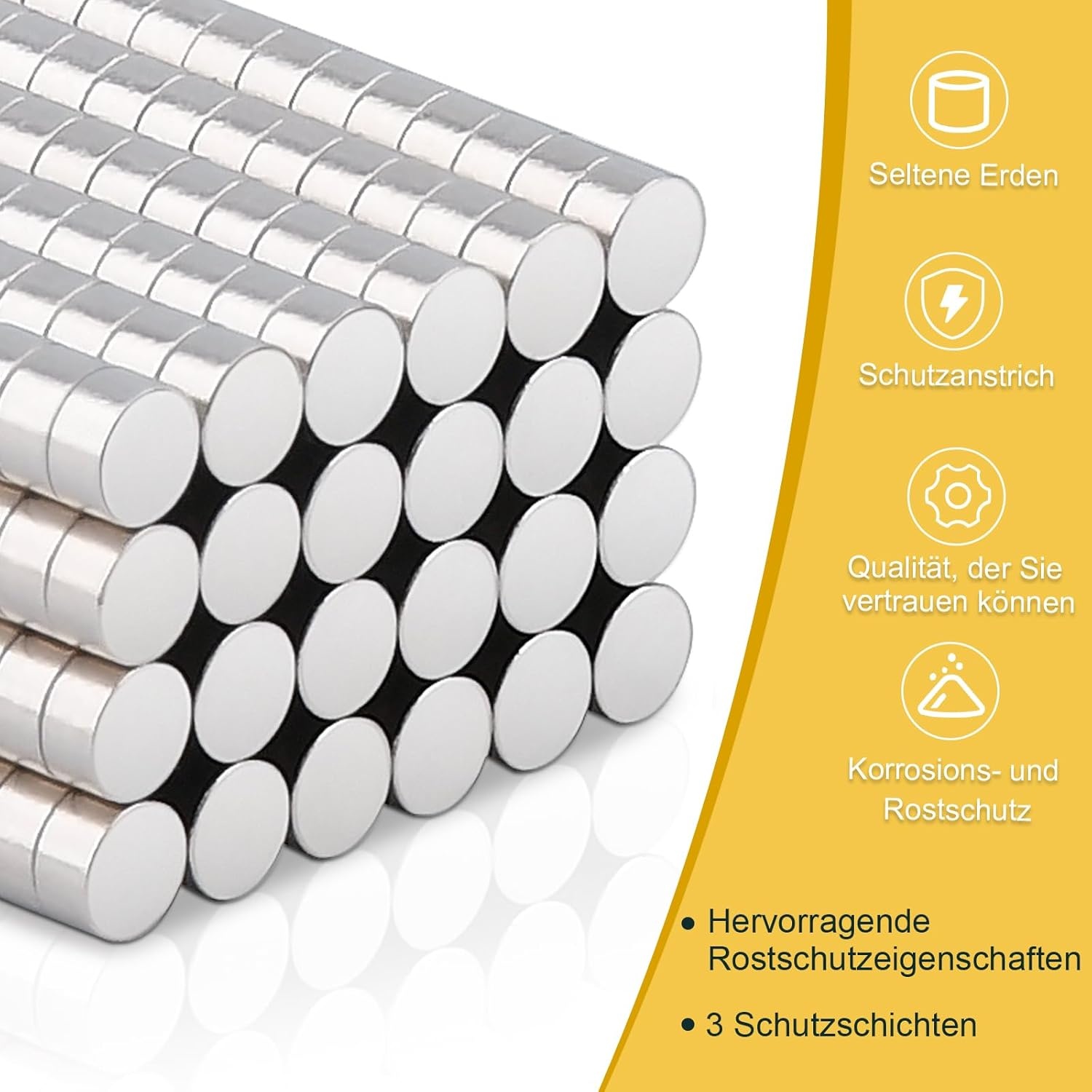 300x Mini Neodymium Magneten 2x1mm Zilver - -2% Korting
