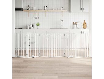 vidaXL Hondenhek 300cm Wit - 28% Korting