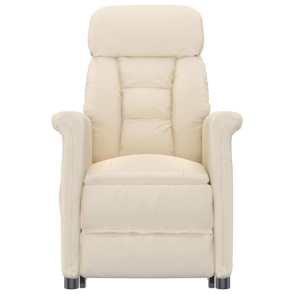 vidaXL Fauteuil Verstelbaar Microvezel Beige - 34% Korting