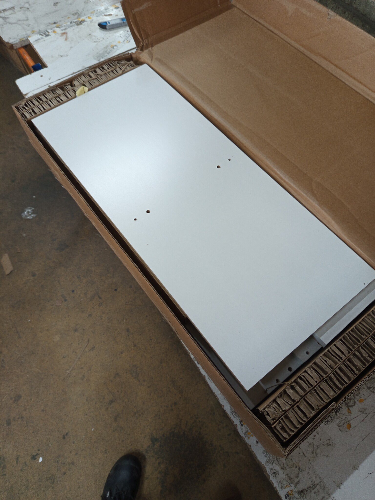 vidaXL TV-meubel Wit met LED - 69% Korting!