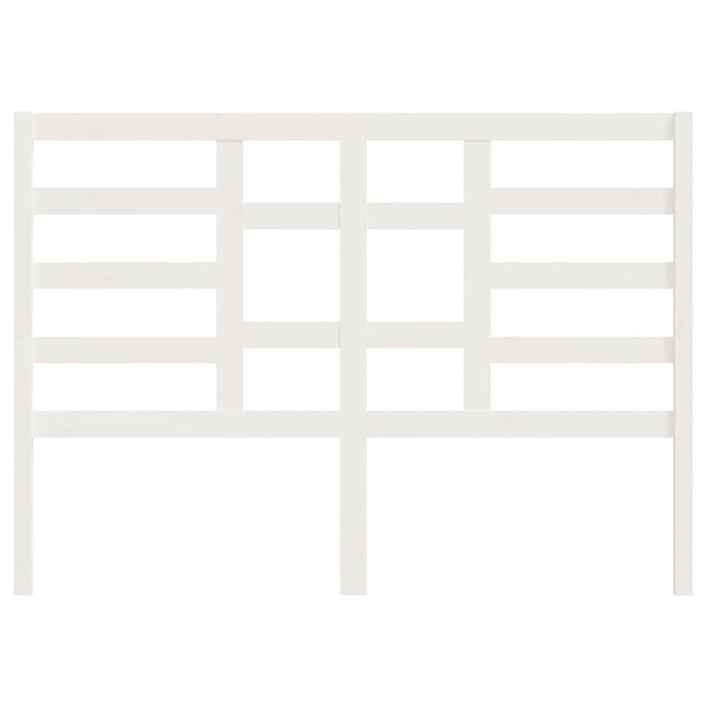 vidaXL Hoofdbord Grenenhout Wit - 58% Korting!