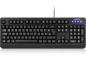 Waterdicht QWERTZ Toetsenbord (IP65) Zwart - Perixx PERIBOARD-517B - 281% Korting!