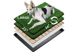 MEEXPAWS Kunstgras Hondentoilet - Groot, 2 Stuks & Korting!
