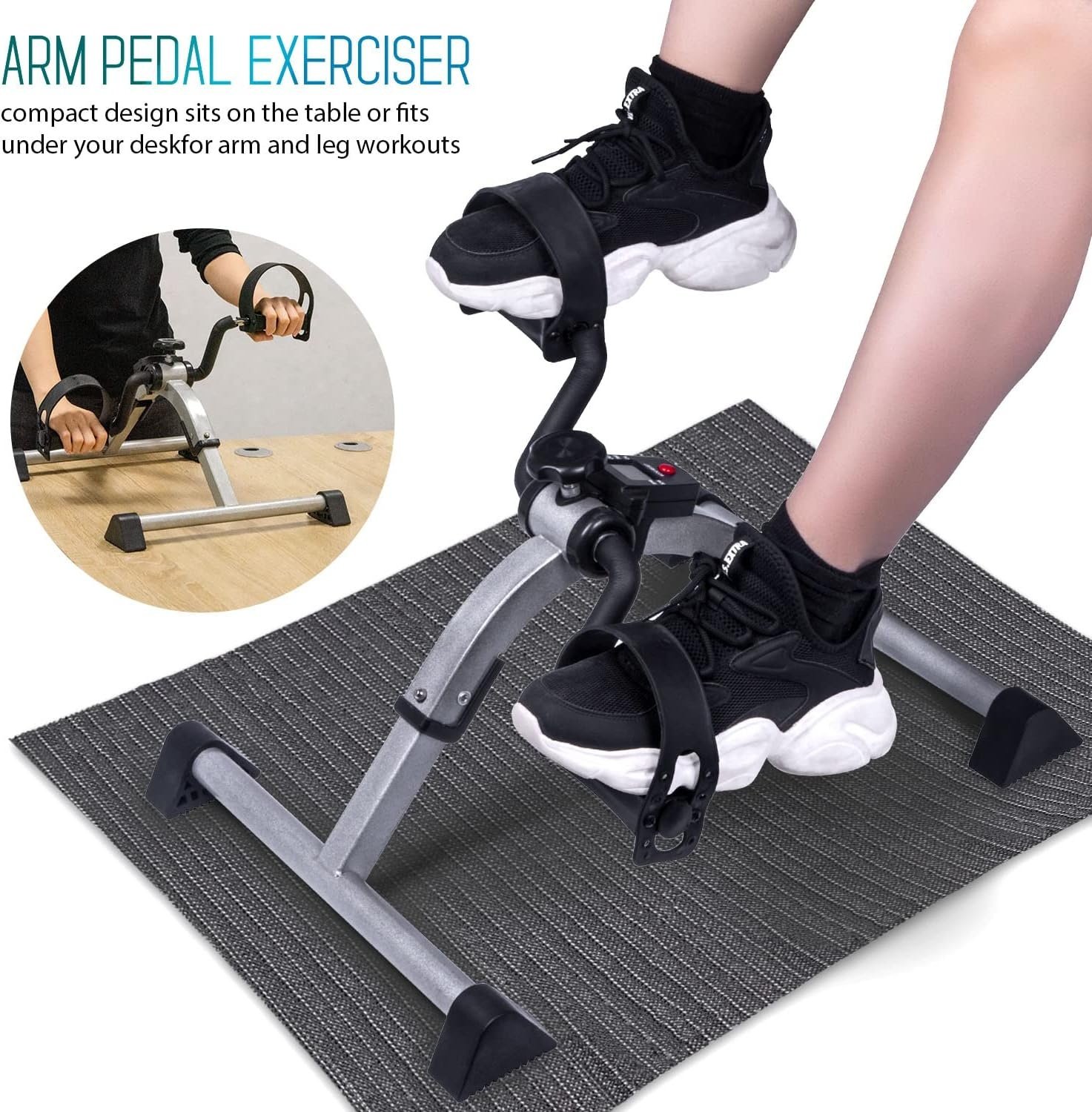 Mini Pedaaltrainer met LCD - Arm & Been - 40% Korting!
