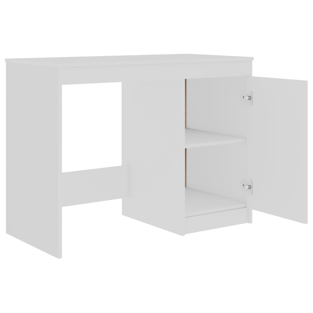 VidaXL Bureau 100x50x76 cm Wit - Nu 28% Korting!