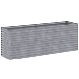 vidaXL Verhoogde Plantenbak Cortenstaal 196x50x69 cm - 54% Korting