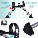 Mini Pedaaltrainer - Arm & Been Hometrainer met LCD - 40% Korting