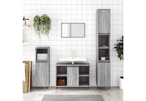 VidaXL Badkamerkast 30x30x100cm Sonoma Eiken - 49% Korting!