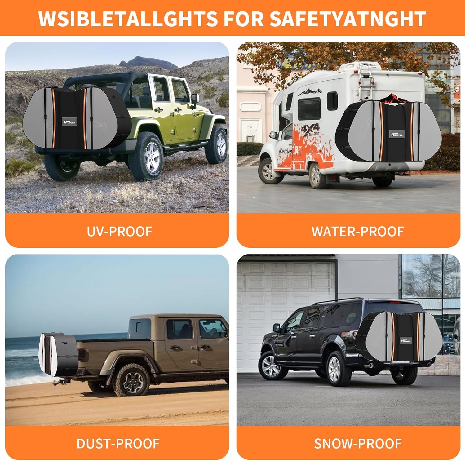 Hicover Fietsendragerhoes 2 Fietsen - Zwart/Zilver (47% Korting)