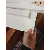 vidaXL Wandtafel Grenenhout Wit - 72% Korting