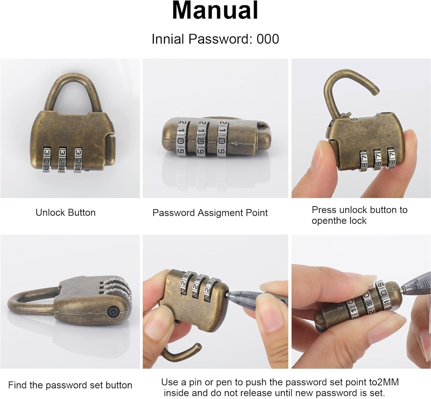 Boekensafe met Cijferslot - Leer & Hout (L) - 36% Korting!