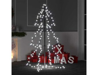 vidaXL Kegelkerstboom 160 LED's - 51% Korting
