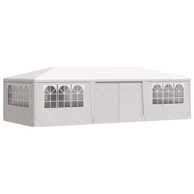 vidaXL Partytent 4x9m Wit met Zijwanden - 34% Korting