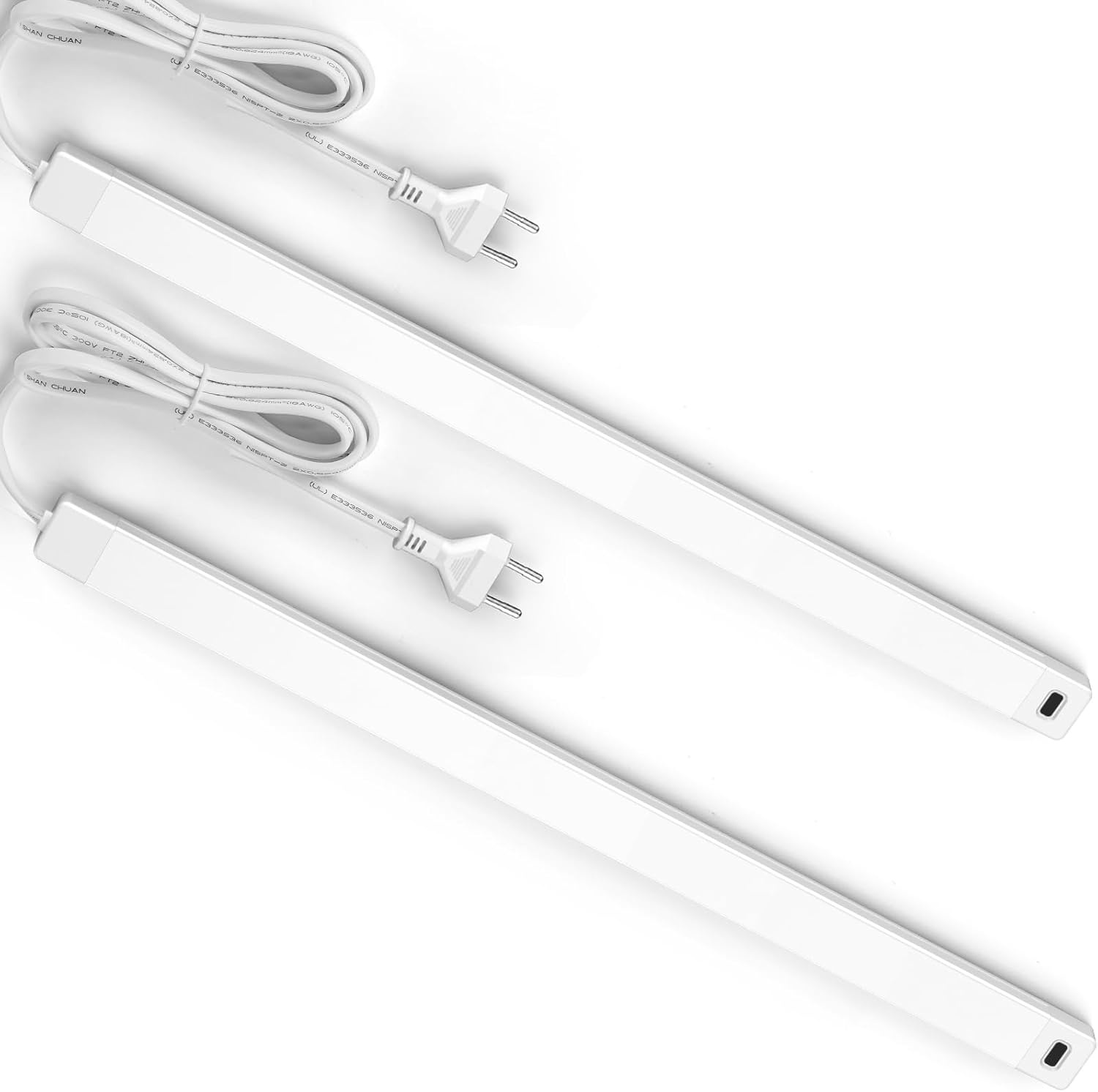 Set 2 LED Onderbouwlampen 60cm Wit - 19% Korting