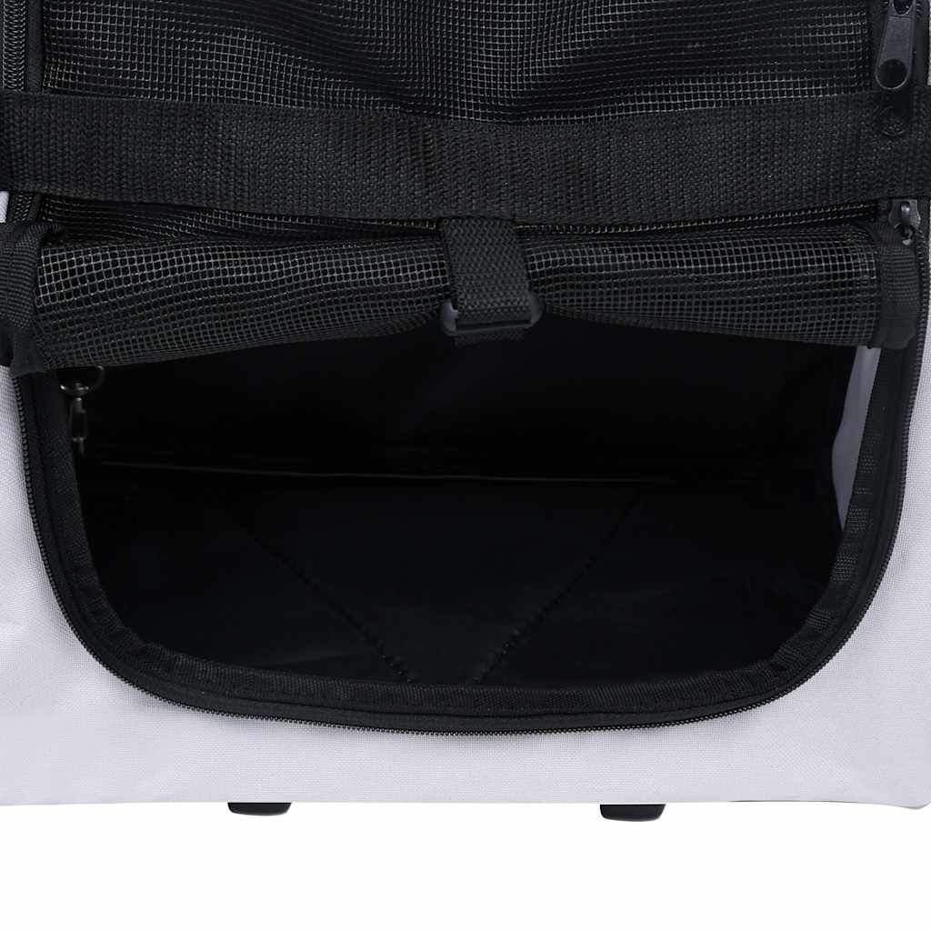 vidaXL Huisdierentrolley Inklapbaar Grijs - 27% Korting