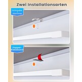 Set 2 LED Onderbouwlampen 60cm Wit - 19% Korting