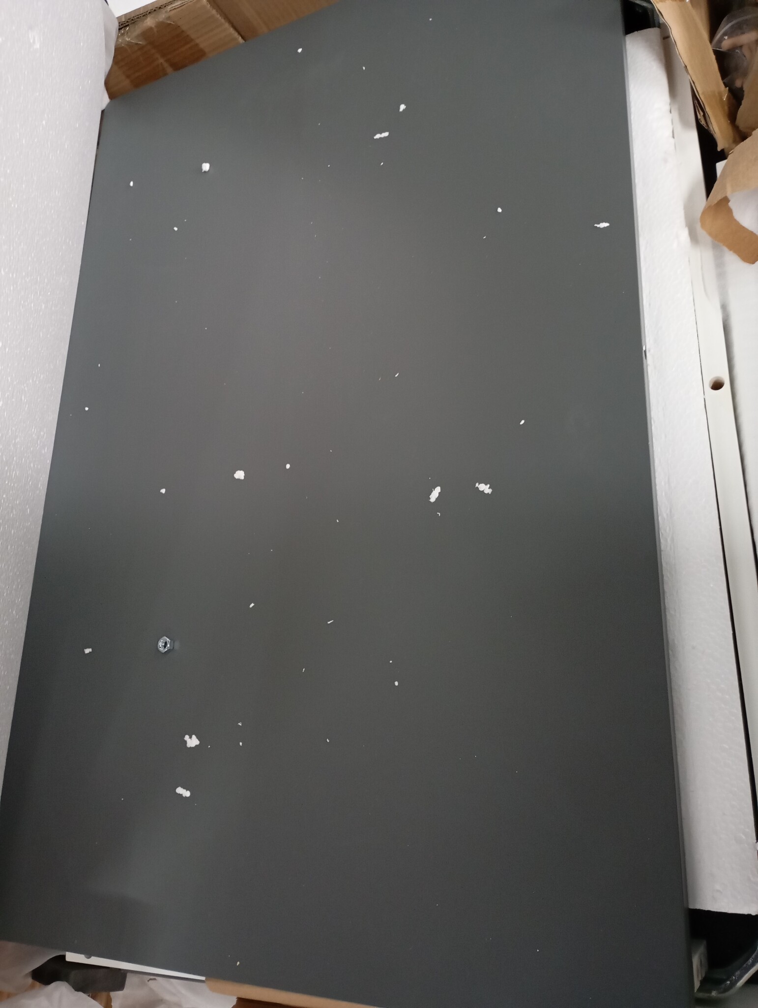 vidaXL Eettafel Grenenhout Wit/Grijs - 180x90cm (54% Korting)