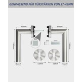 RVS Deurgrepen met Rozet (30% Korting)