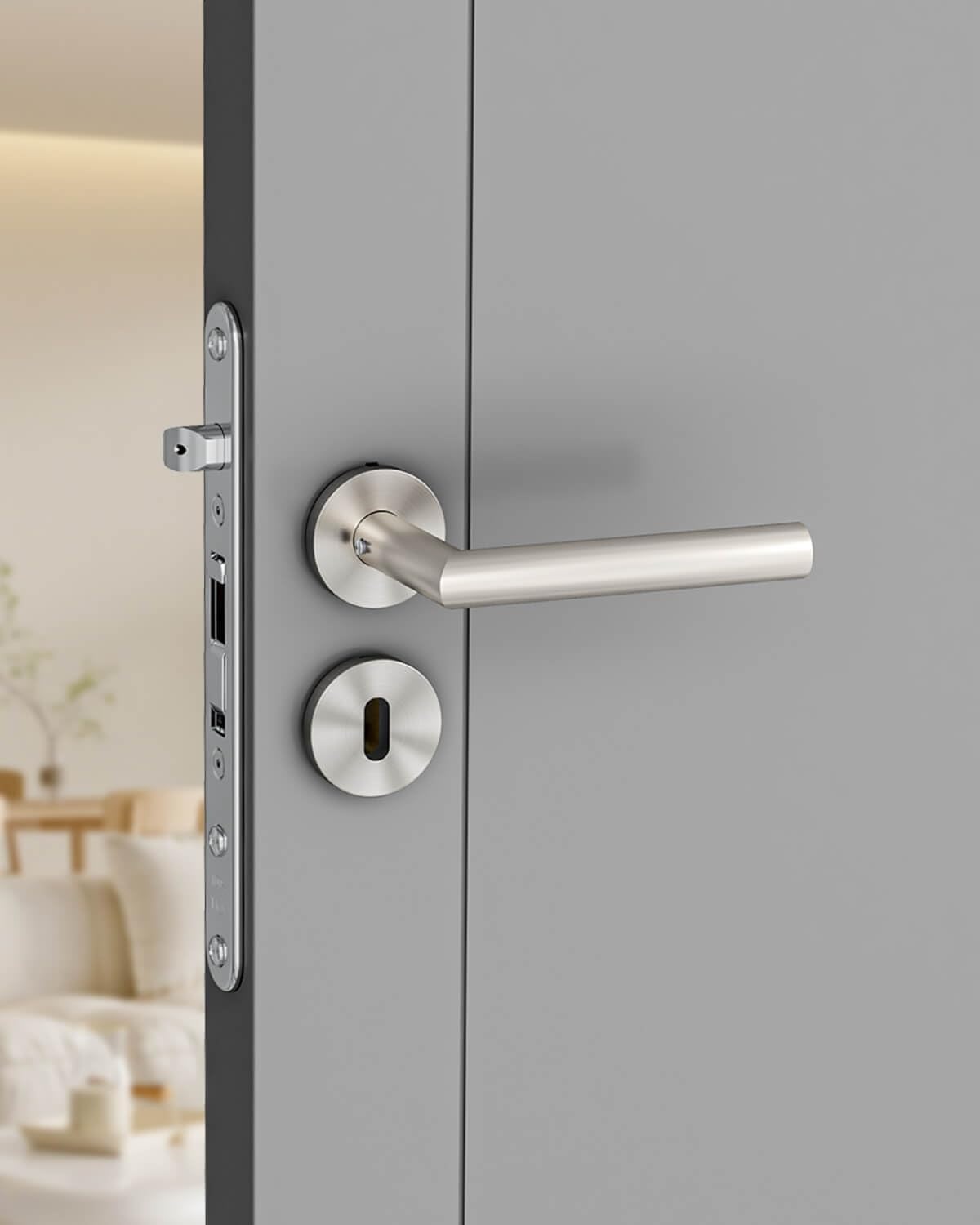 RVS Deurgrepen met Rozet (30% Korting)