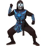 Cyber Ninja Kostuum Zwart/Grijs Kinderen - 67% Korting