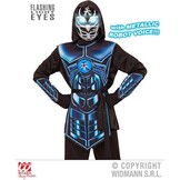 Cyber Ninja Kostuum Zwart/Grijs Kinderen - 67% Korting