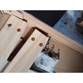 vidaXL Salontafel Massief Grenenhout Wit (75x50x33,5 cm) - 69% Korting!