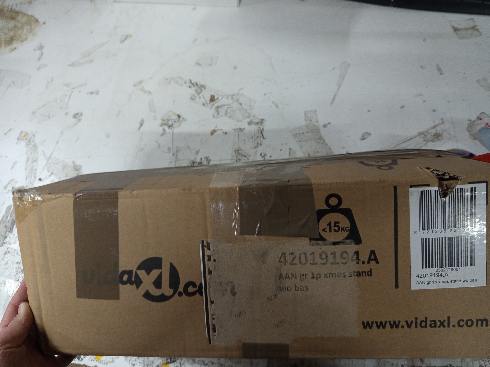 vidaXL Kerstboomstandaard Groen (48% Korting) - Massief Grenenhout