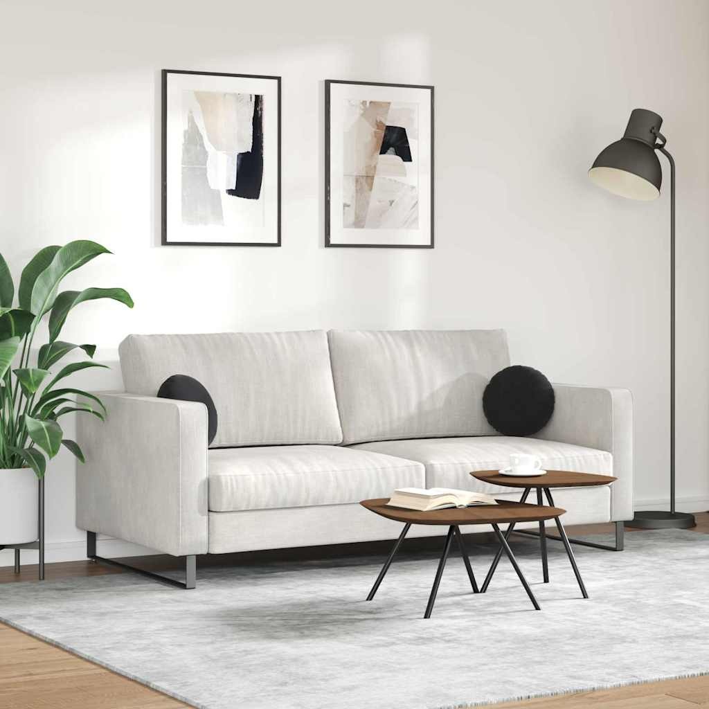 VidaXL Zitkussens Zwart Fluweel 2 stuks - 50% Korting