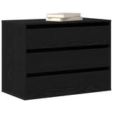 vidaXL Ladekast Zwart Eiken - 58% Korting!